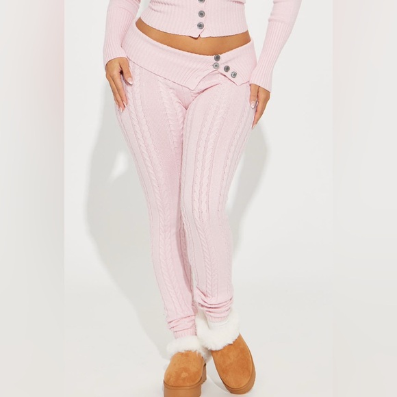 Fashion Nova Pants - Fashion Nova Positive Energy Sweater Legging